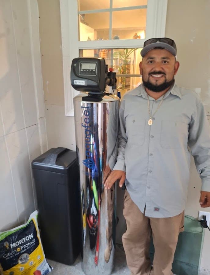 Carlos with Completed Install