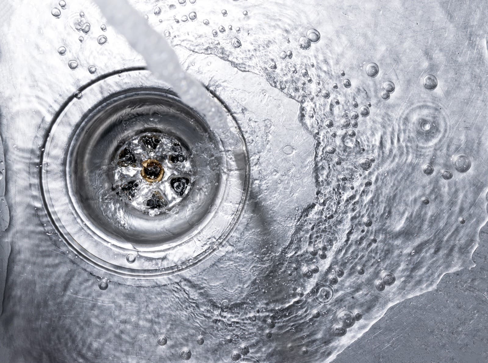 Commercial sink water